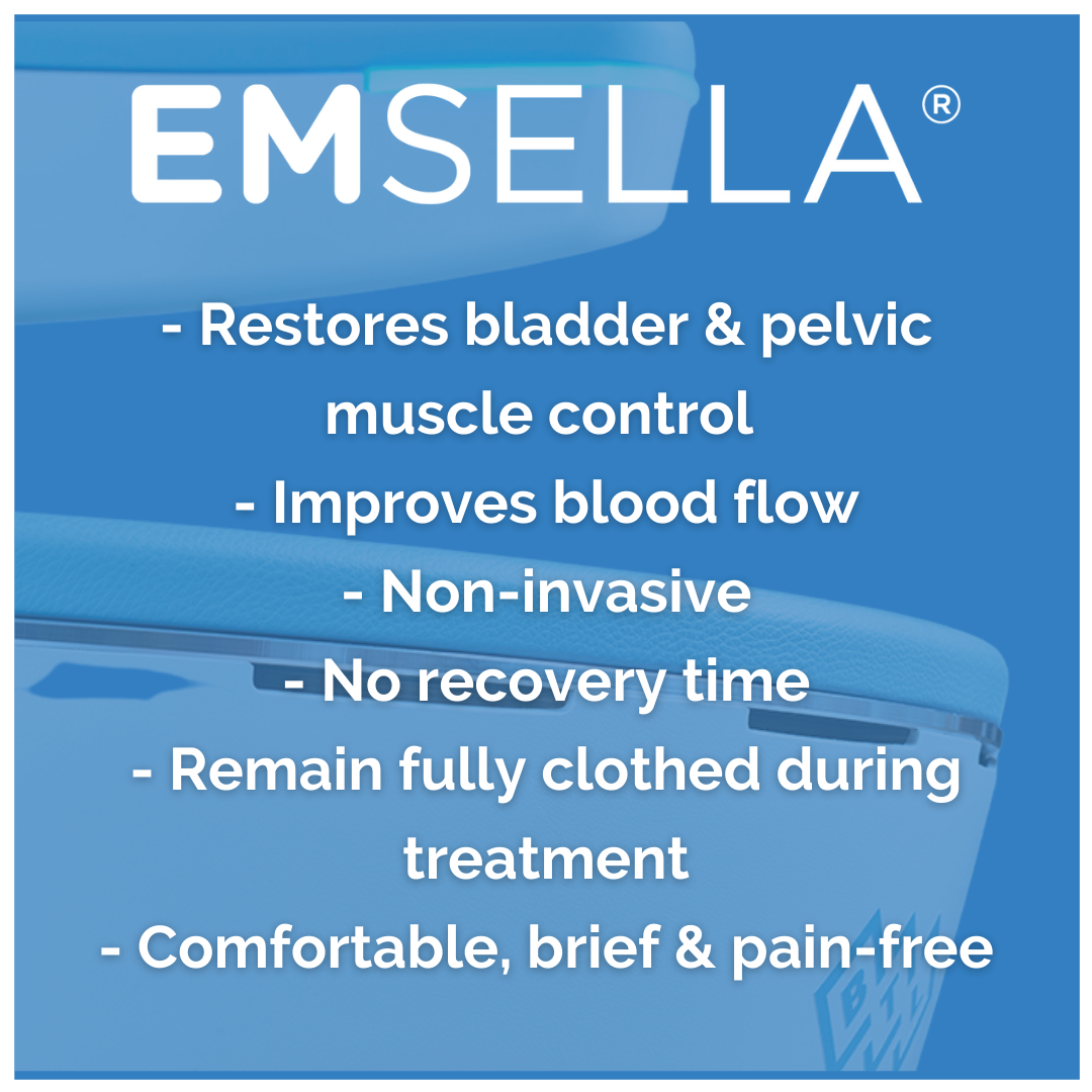 Emsella benefits infographics