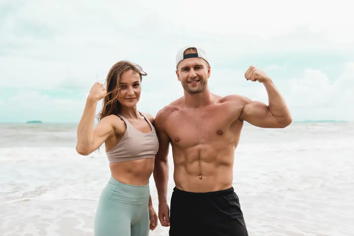 fit man and woman